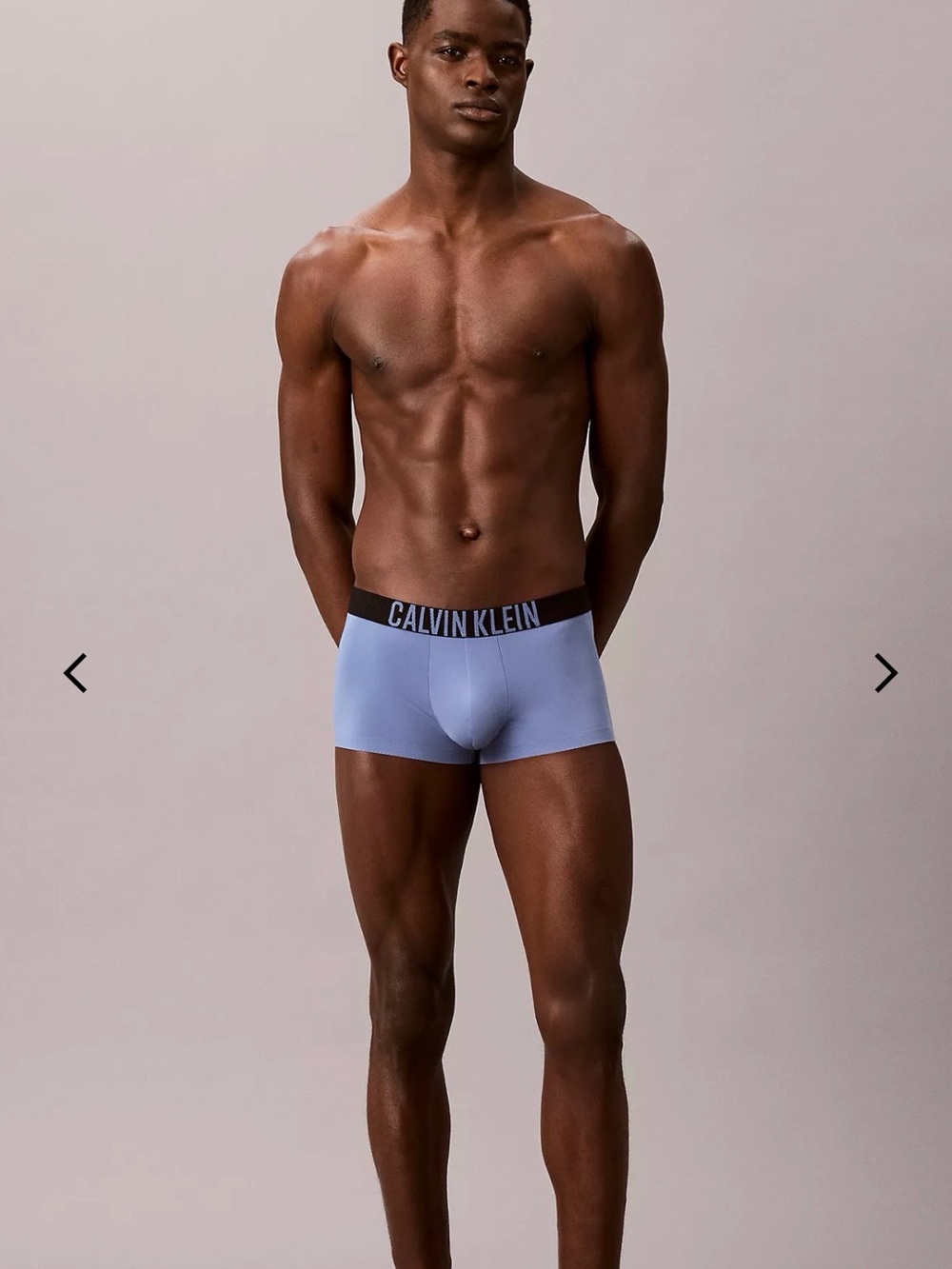 Calvin Klein  Men intense power motion  low rise trunks blue new